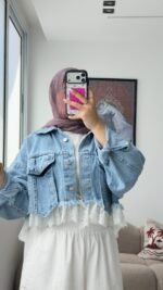 Lace Denim Jacket