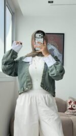 Sage Denim Jacket - Image 3