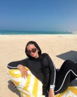 Black Piping Burkini - Image 2