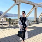 Black Piping Burkini