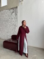 High slit linen tunic - Image 2