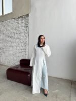 High slit linen tunic - Image 3
