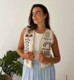 Boho Embroidered Vest