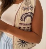 Boho Embroidered Vest - Image 2