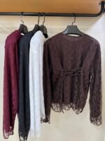 Pearl Lace Blouse - Image 4