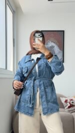 Pocket Denim Jacket - Image 2