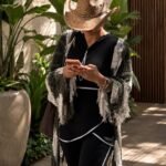 Black Piping Burkini