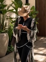 Black Piping Burkini