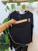 Black Piping Burkini - Image 3